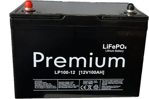 LP100-12 100AH/12V Lithium LiFePO4 Deep Cycle Battery