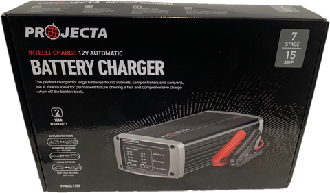 Prajecta IC1500 12V AUTOMATIC 15A 7 STAGE BATTERY CHARGER