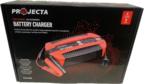 Projecta PC800 12V  8AMP  Automatic 6 Stage Battery Charger