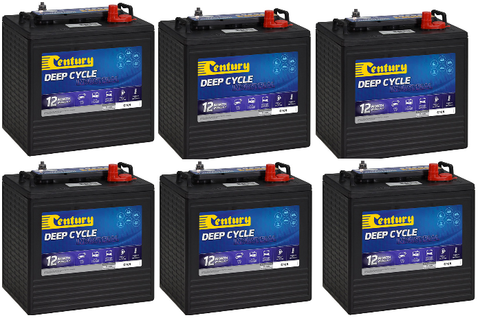Century C105 6V x6 225AH Flooded Deep Cycle Battery