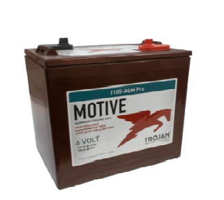 Trojan T105 AGM PRO 6V 225AH Deep Cycle Battery