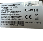 60A Solar MPPT Charge Controller EPEVER TRACER6210AN